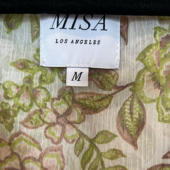 MISA Los Angeles Maia Dress Color: Green Goddess - Picture 7 of 13
